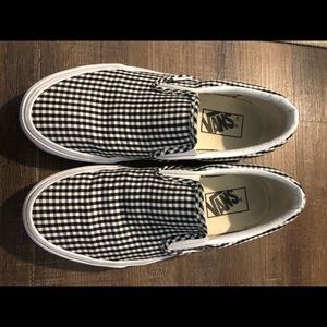 Gingham Vans 6.5 W